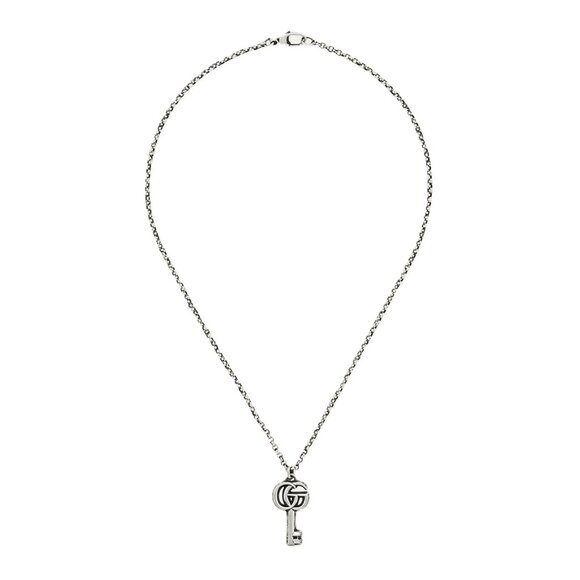 Authentic Gucci GG Marmont Key Pendant Necklace - Picture 3 of 13